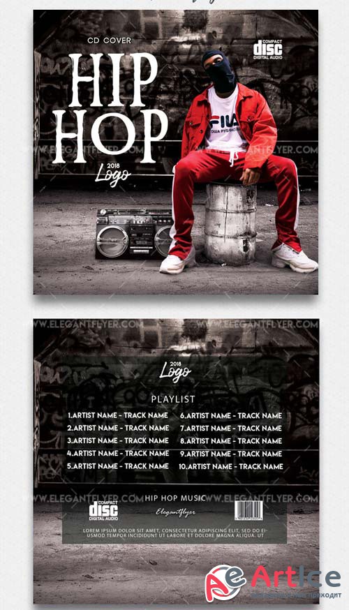 Hip Hop Mixtape V1 2018 Cd Cover