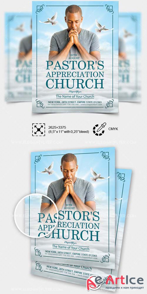 Pastors Appreciation Church V22 2018 Flyer