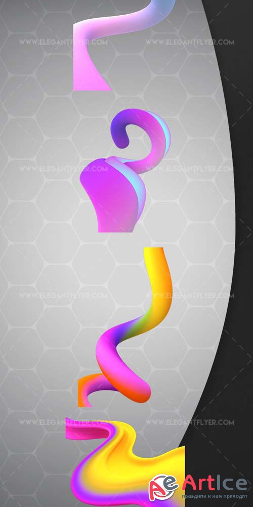 Abstract V1 2018 3d Render Templates