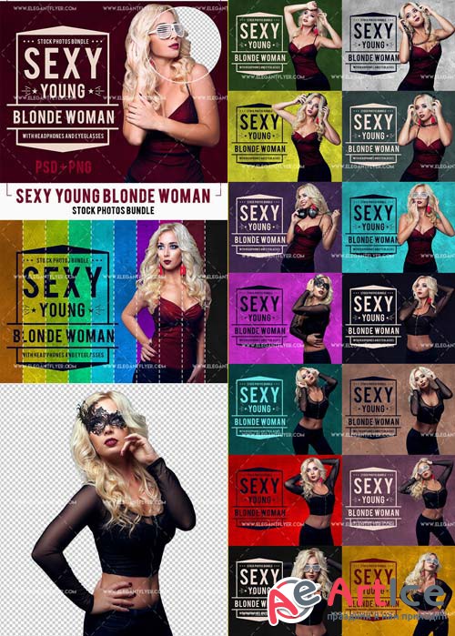 Stock Photos V3 2018 Bundle of Sexy Young Blonde Woman