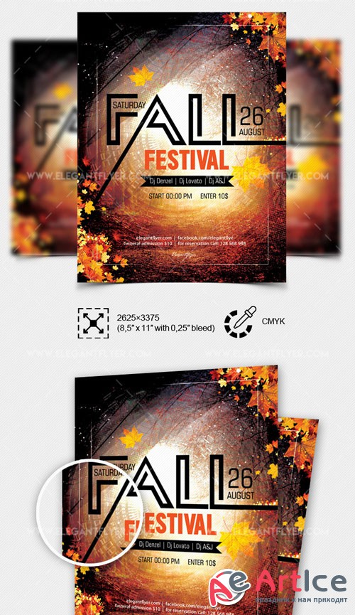 Fall Festival V10 2018 Flyer PSD Template