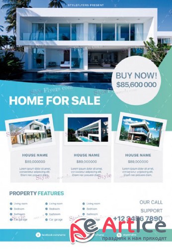 Real Estate V27 2018 PSD Flyer Template