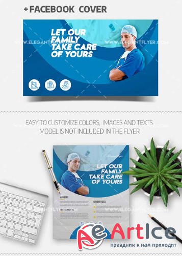 Medical Clinic V16 2018 Flyer PSD Template