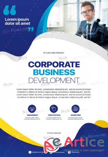 Corporate V38 2018 PSD Flyer Template