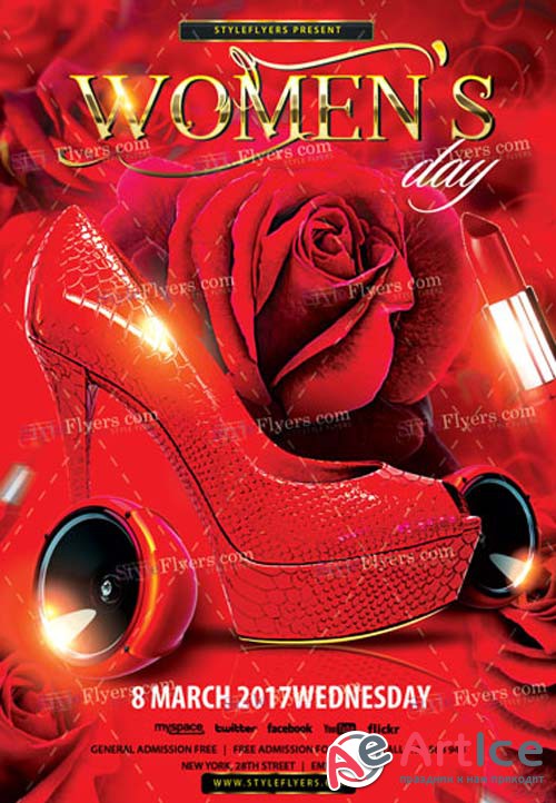 Womens Day Party V15 PSD Flyer Template