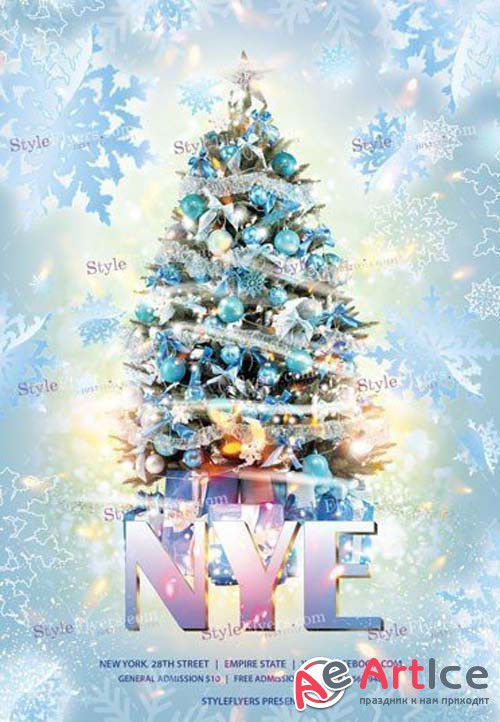 New Year Eve V72 2018 PSD Flyer Template
