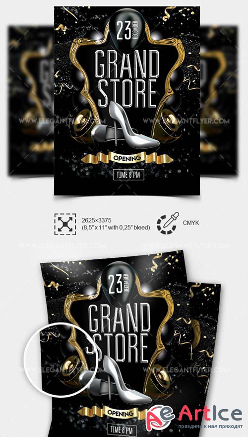 Grand Store Opening V1 2019 PSD Flyer Template