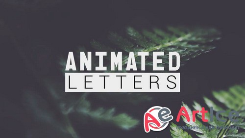 Animated Letters & 10 Titles Layout - Project for After Effects(Videohive)