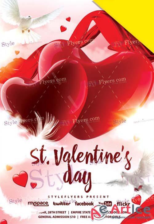Valentines Day V19 2019 PSD Flyer Template