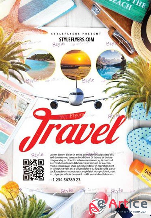 Travel V6 2019 PSD Flyer Template