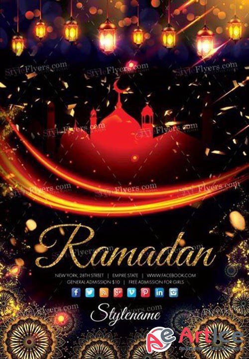 Ramadan V1 2019 PSD Flyer Template
