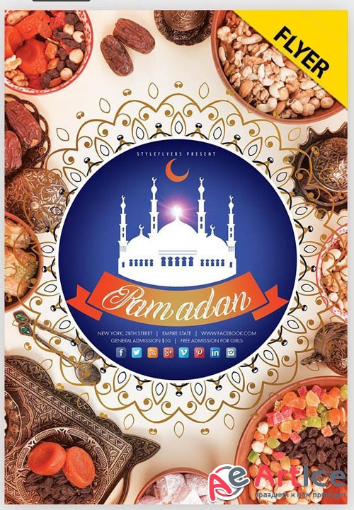 Ramadan V5 2019 Flyer PSD