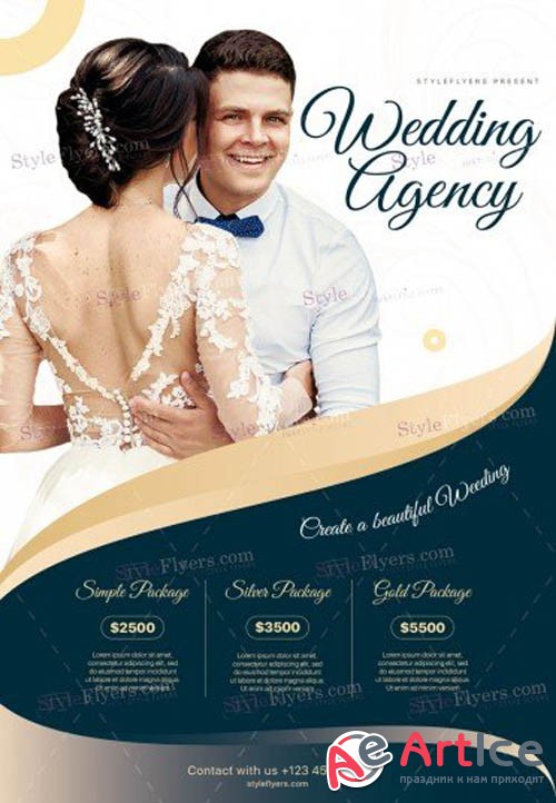 Wedding Agency V12 2019 PSD Flyer Template