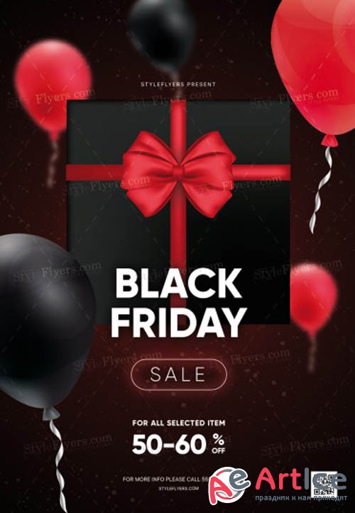 Black Friday V17 2019 PSD Flyer Templat