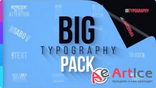 Big Typography Pack 21348986 - Project for After Effects (Videohive)