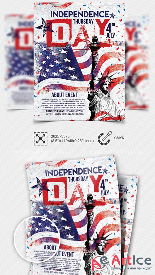 Independence Day V14 2019 Premium PSD Flyer Template