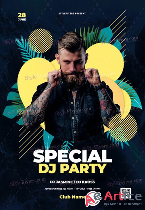 Special DJ Party V11 2019 Flyer Template