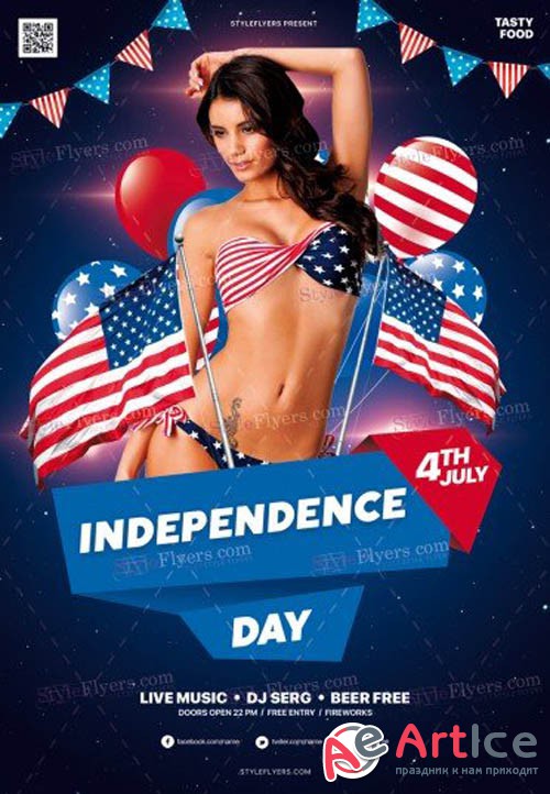 Independence Day V16 2019 PSD Flyer Template