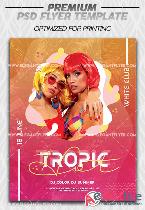 Hot Tropic V30 2019 Premium PSD Flyer Template