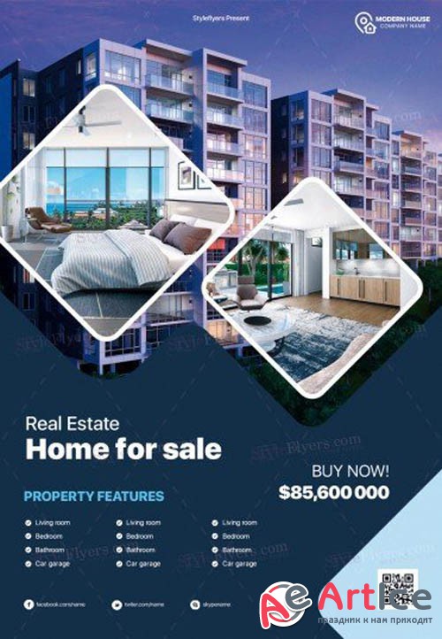 Real Estate V16 2019 PSD Flyer Template