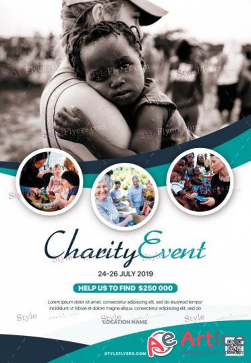 Charity Event V16 2019 PSD Flyer Template