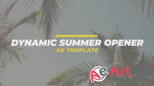 After Effects Template - Dynamic Summer Opener
