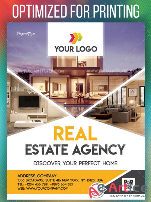 Real Estate Agency V1208 2019 PSD Flyer Template