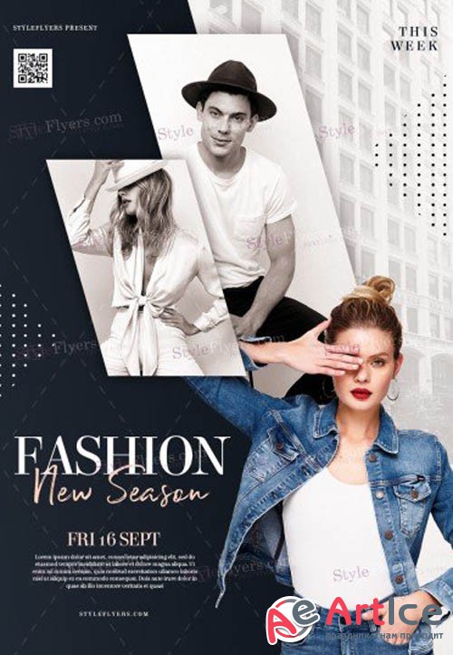 Fashion V1208 2019 PSD Flyer Template
