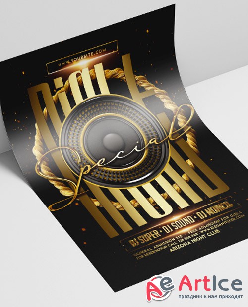Special Night V2208 2019 Flyer Template in PSD