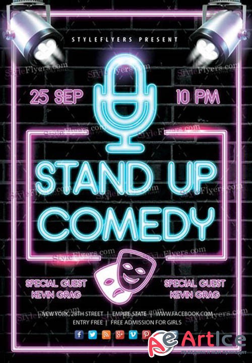 Stand Up Comedy V2908 2019 Flyer