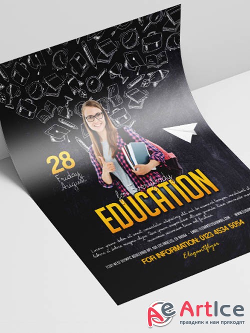 Education for Everybody V2908 2019 PSD Flyer Template