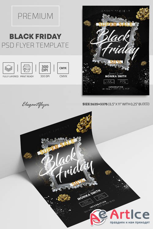 Black Friday V1909 2019 Premium PSD Flyer Template