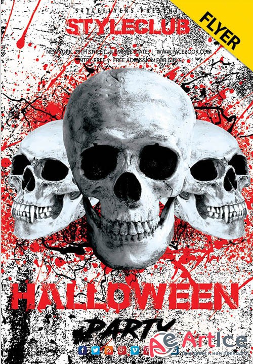Halloween Flyer V2409 2019 PSD Flyer Template