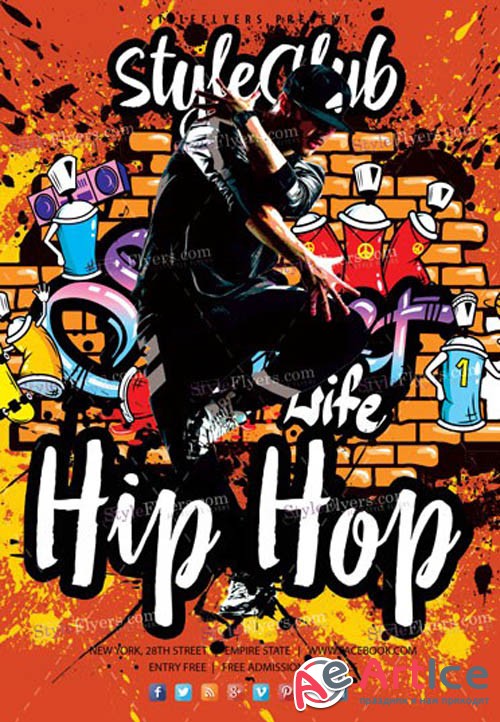 Hip Hop V2309 2019 Flyer Template