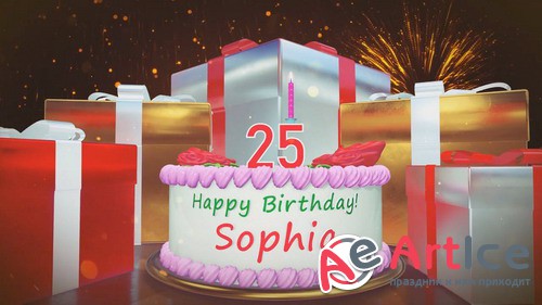 Happy Birthday Sophia - After Effects templates