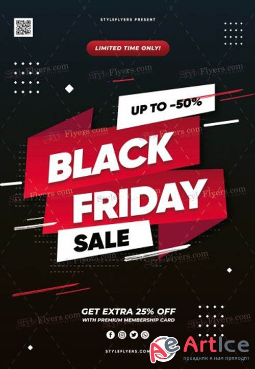 Black Friday Sale V1810 2019 PSD Flyer Template