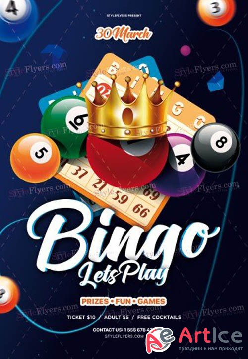 Bingo V0911 2019 PSD Flyer Temlate