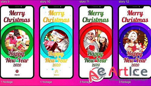 12 Christmas Stories 319978 - After Effects Templates