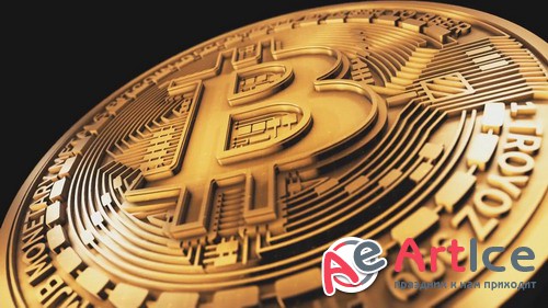 Bitcoin logo reveal - After Effects templates