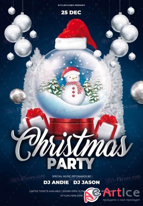 Christmas Party V0112 2019 PSD Flyer Template
