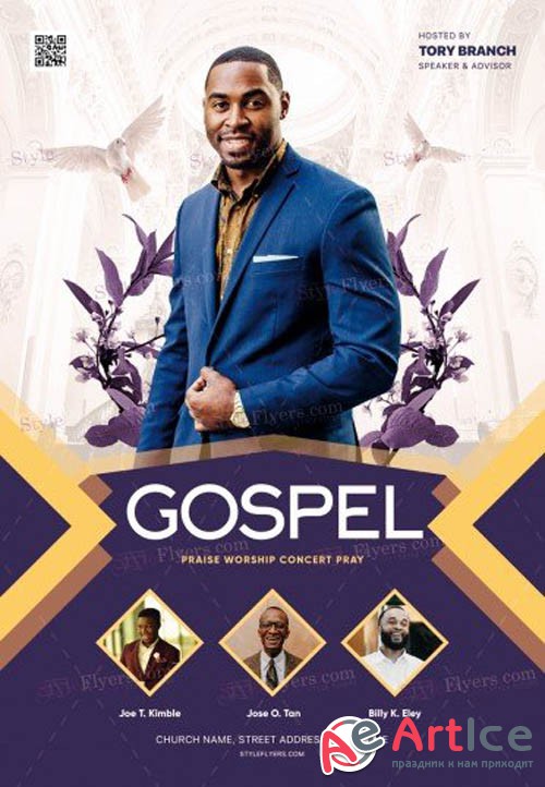 Gospel V0212 2019 PSD Flyer Template
