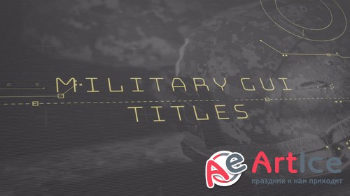 Military GUI Titles - Premiere Pro Template