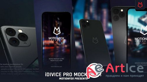 iDevice 11 Pro Mockup Kit - App Promo - Project for After Effects (Videohive)