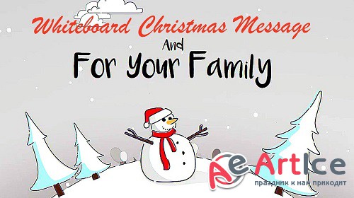 Whiteboard Christmas Message 856876 - Project for After Effects
