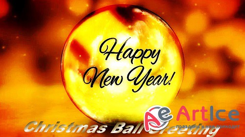 Christmas Ball Greeting 864248 - Project for After Effects