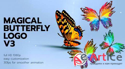 Magical Butterfly Logo V3 892644 - Project for After Effects