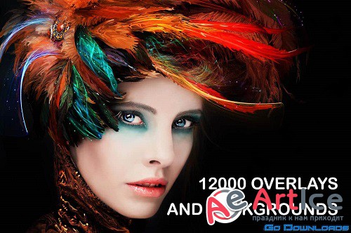 12000 Overlays And Design Elements
